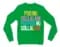 Poo Nu Sollalam Men/Unisex Long Sleeve Sweatshirt in Irish Green Color